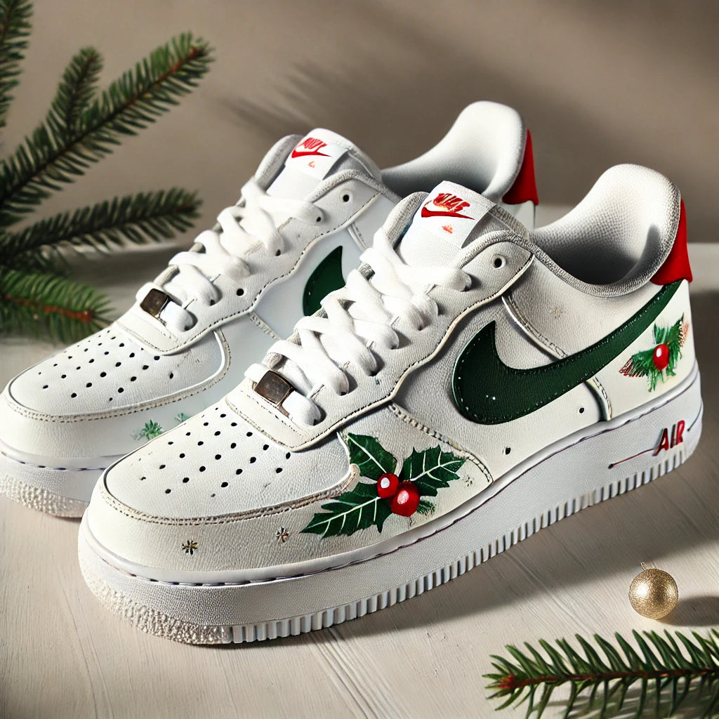 Christmas Themed Shoes Holiday Outfit Custom Christmas Shoes Cus Merakicks