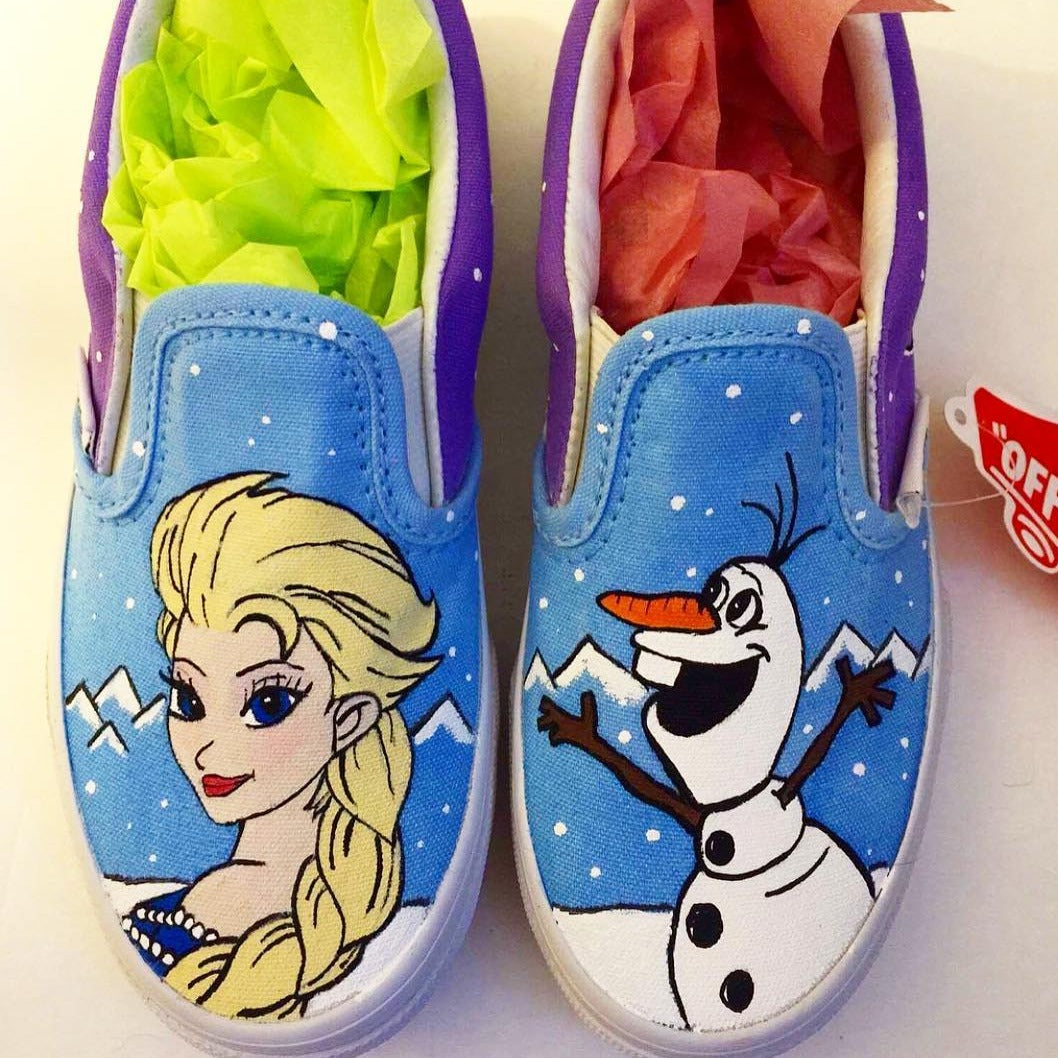 Frozen vans shoes Clearance