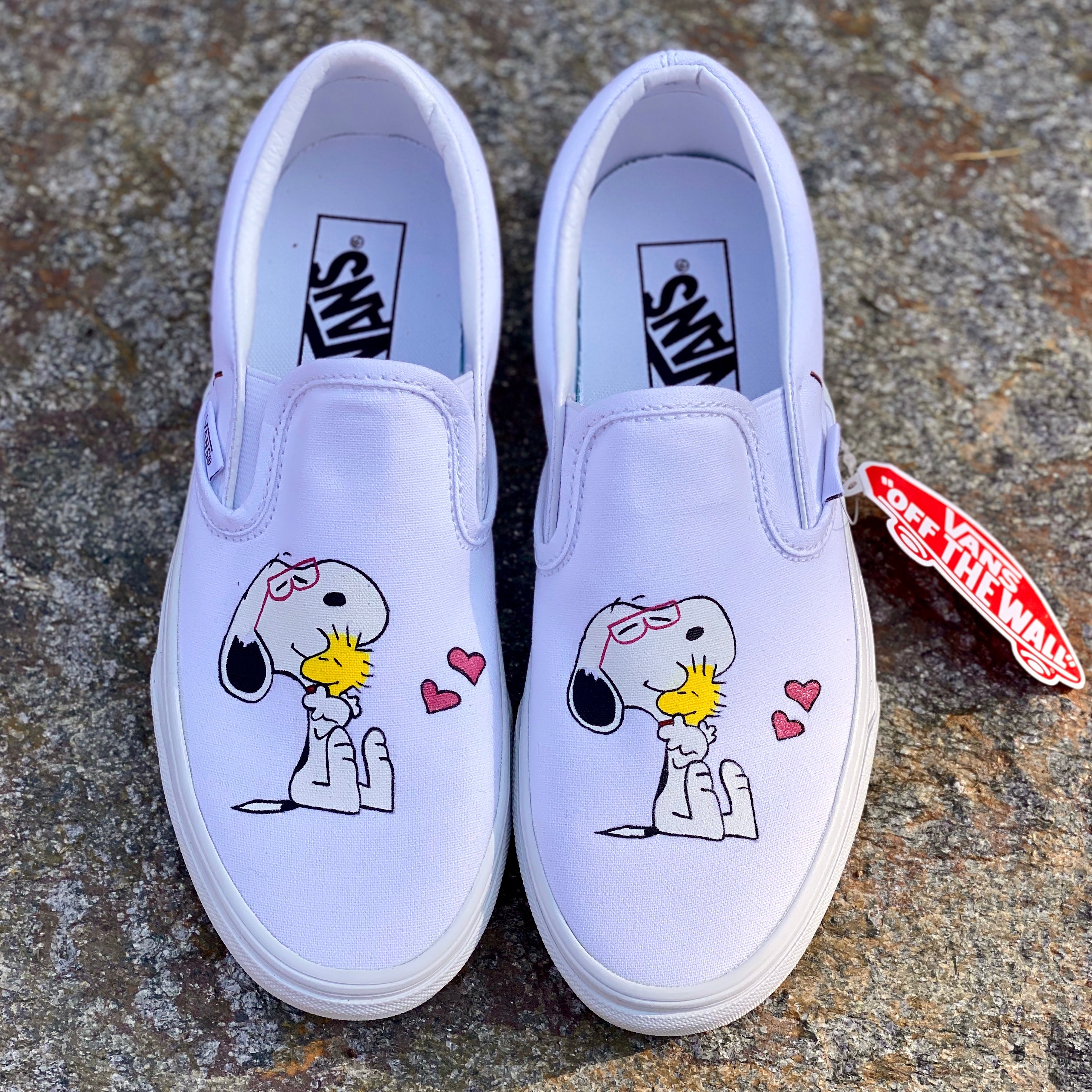 Vans snoopy toddler shoes Clearance