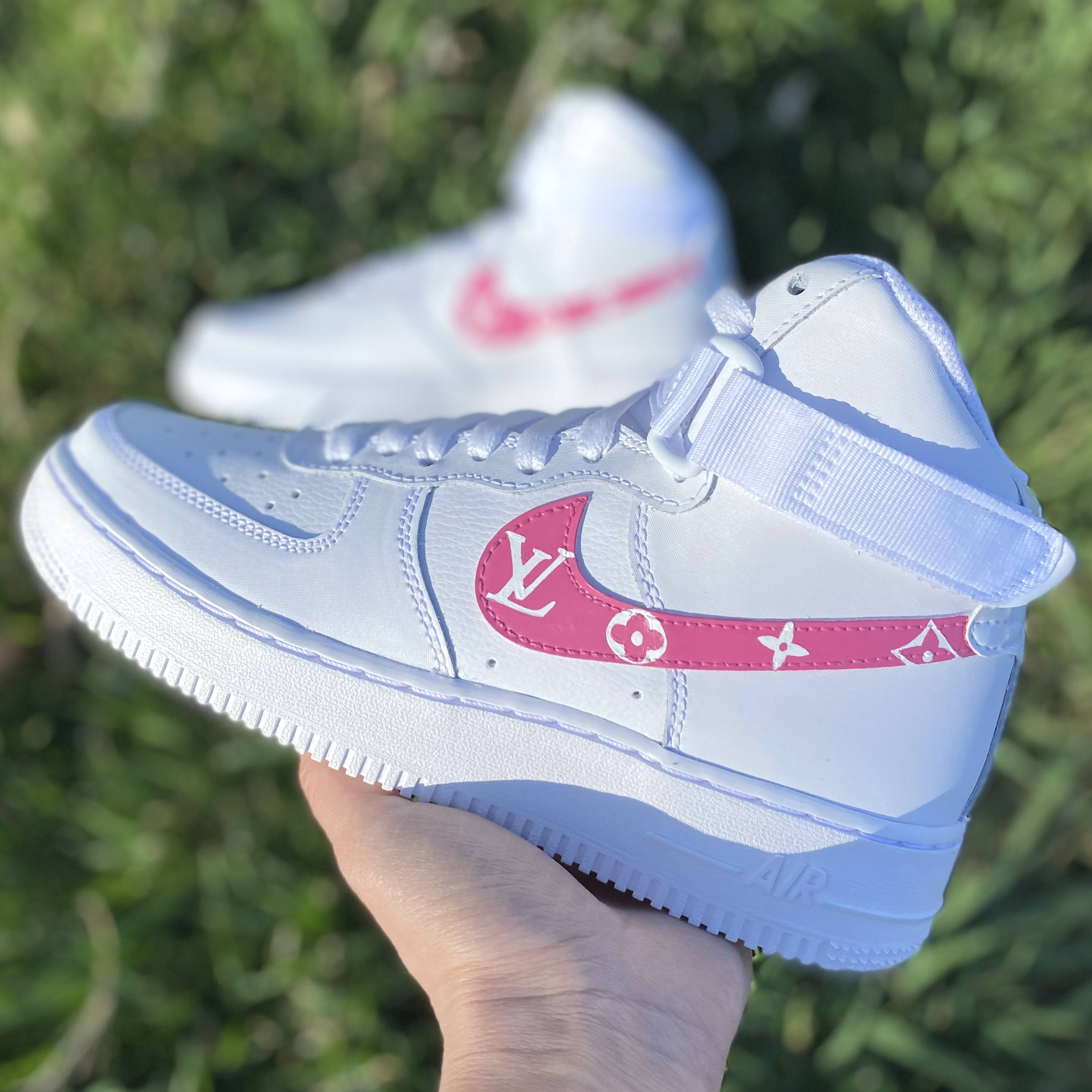 NEW Louis Vuitton Colorful Custom Air Force 1 Sneakers