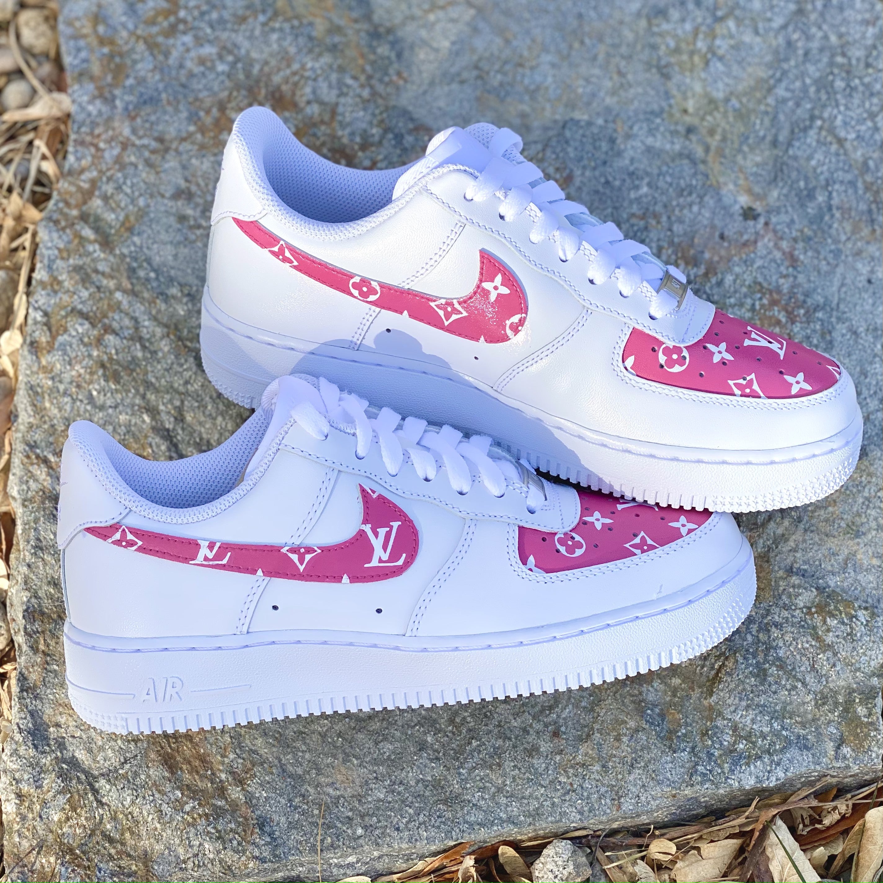 Custom Pink Air Force Cherry Blossom Custom Af1 Pink Air Force