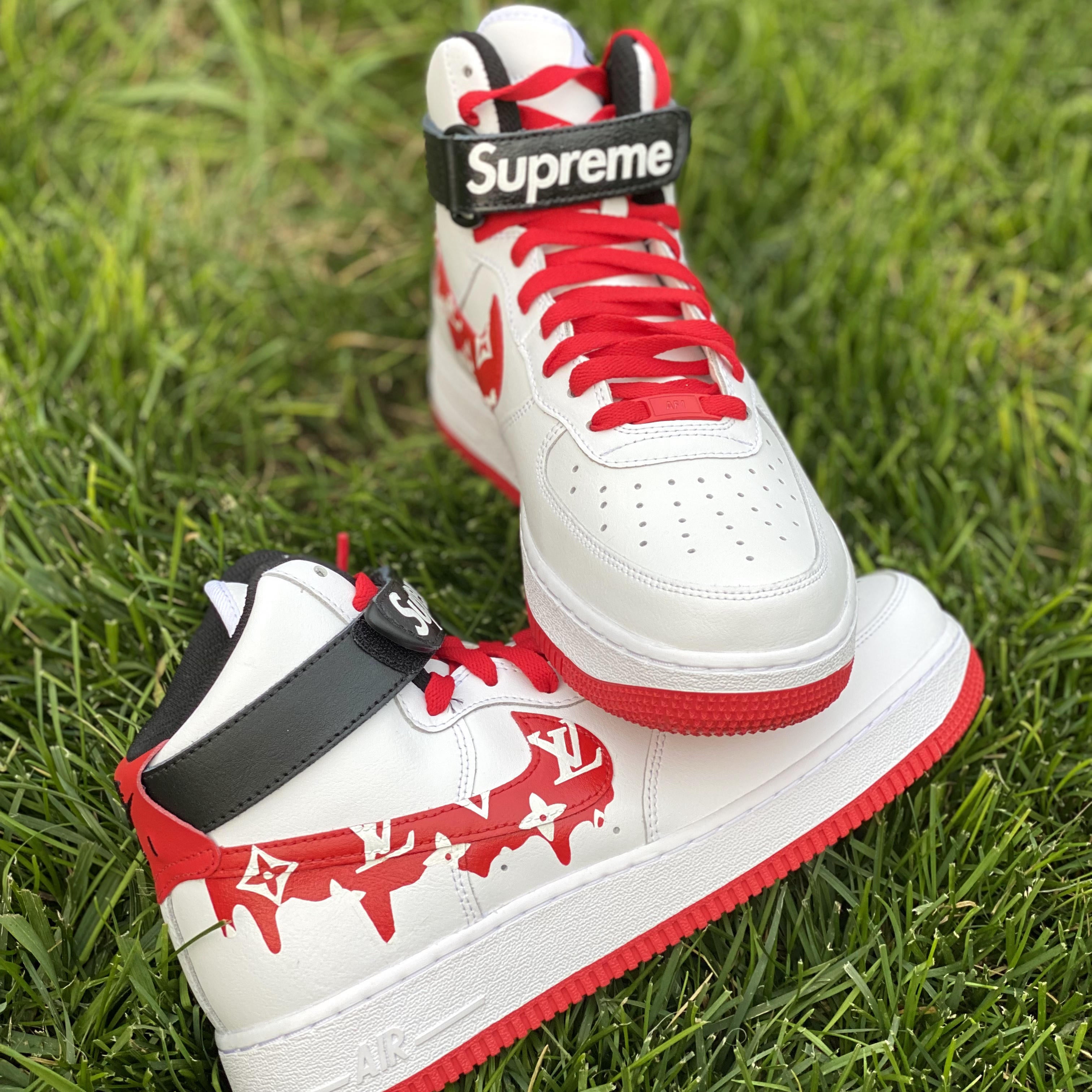Supreme Lv Air Force Ones