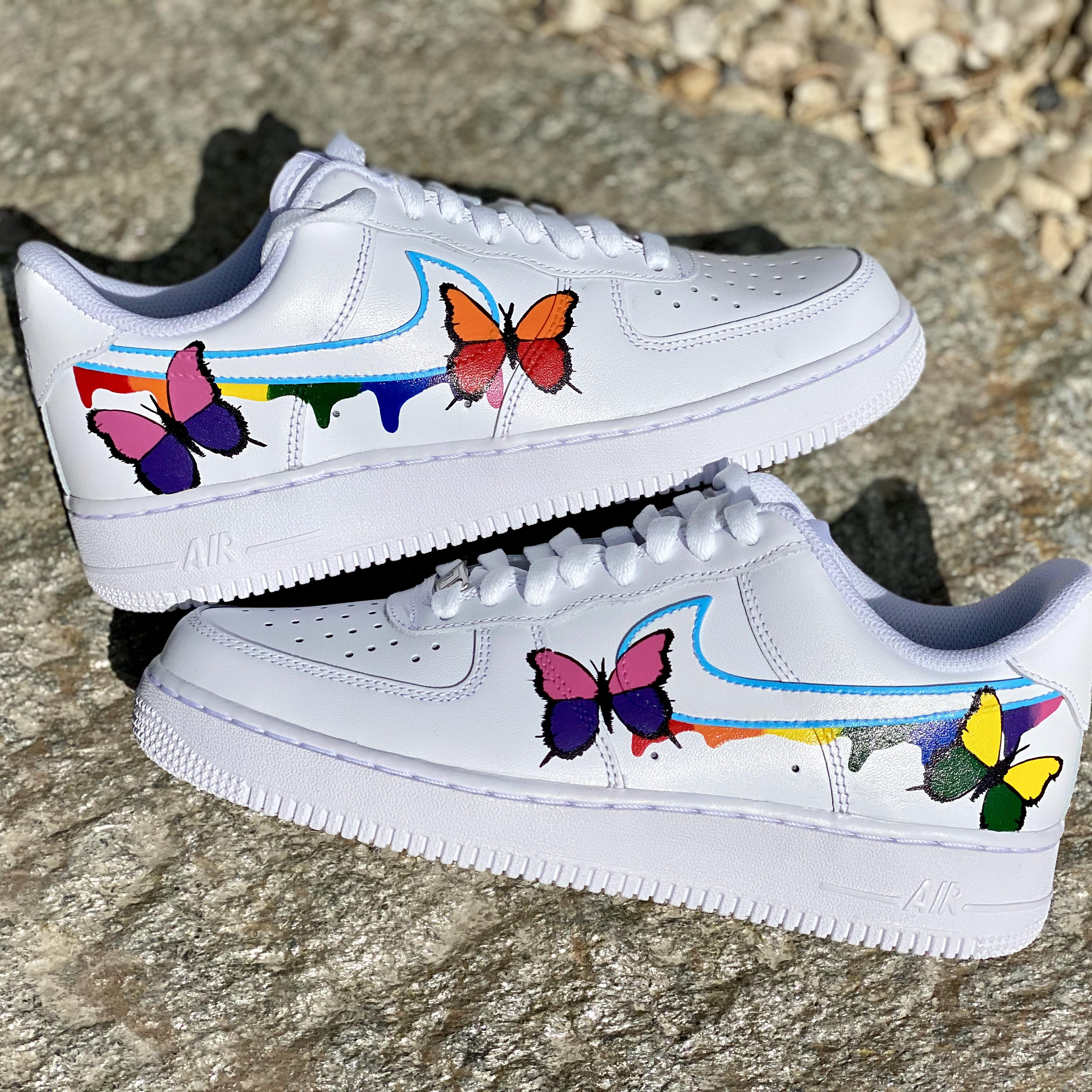 cute air force 1 butterfly