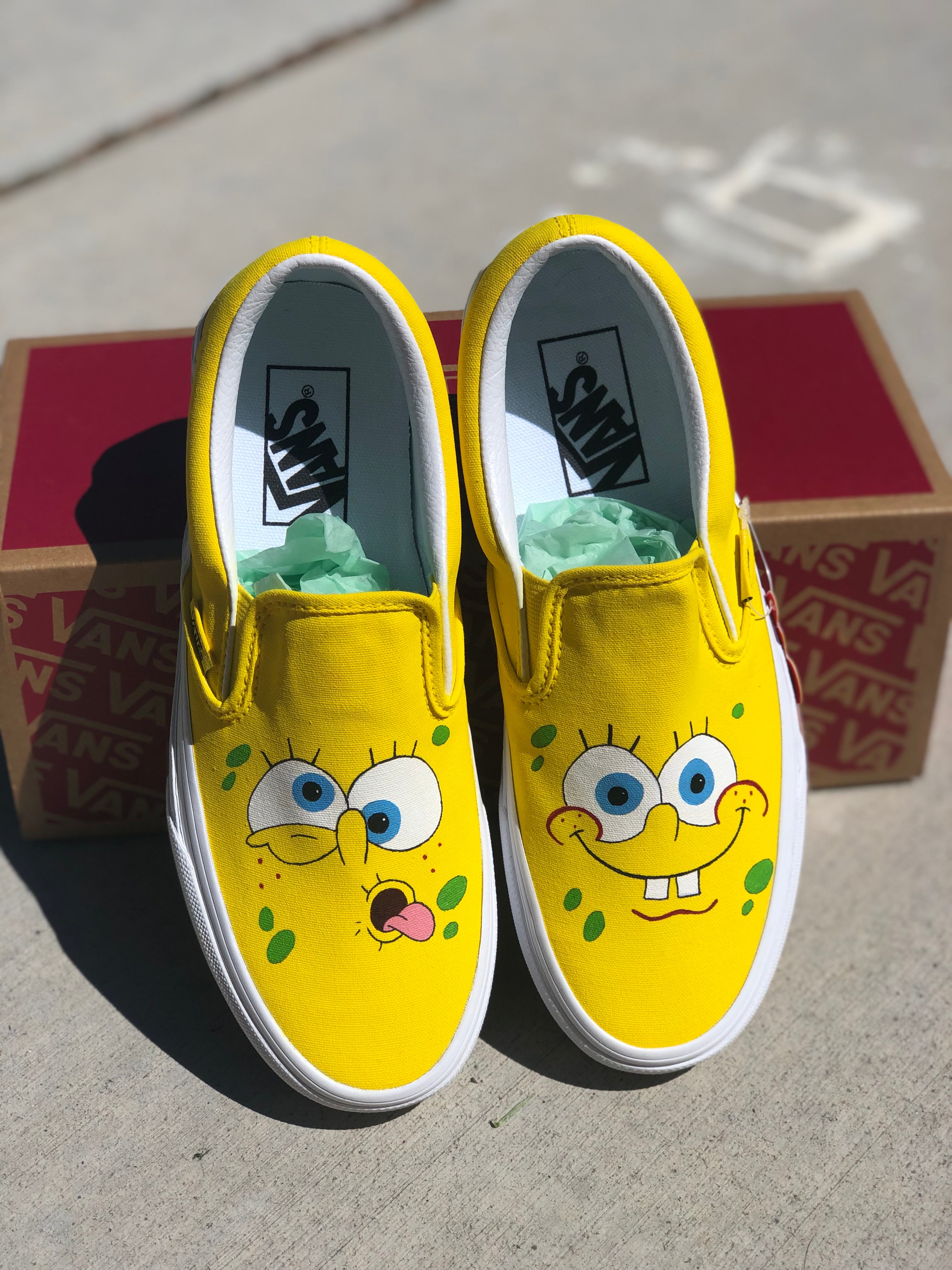 Vans x 'SpongeBob SquarePants' Custom Sneakers