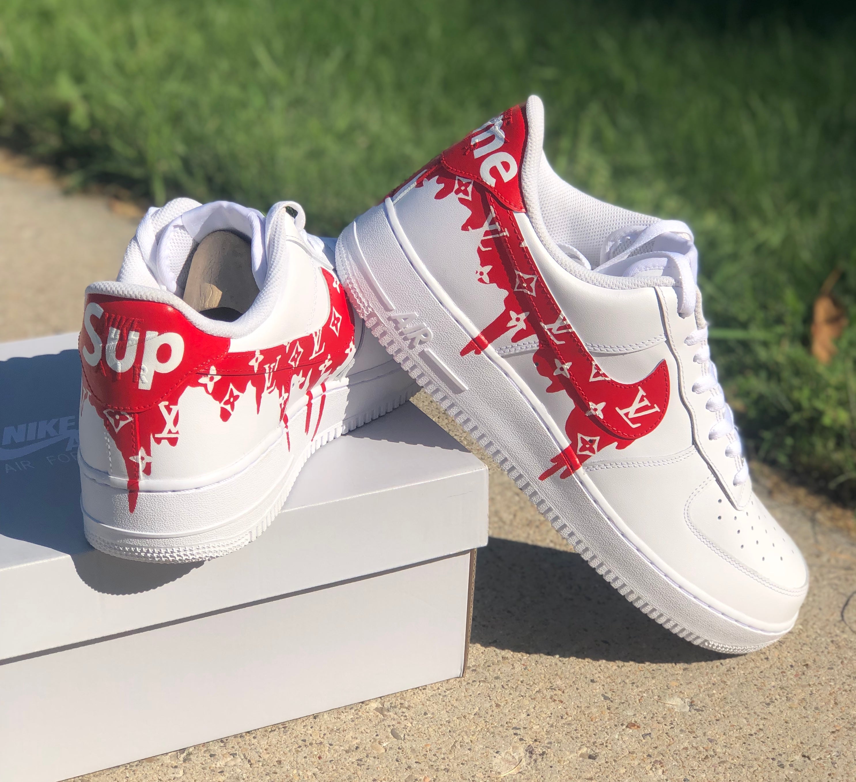 Supreme af1 custom Clearance