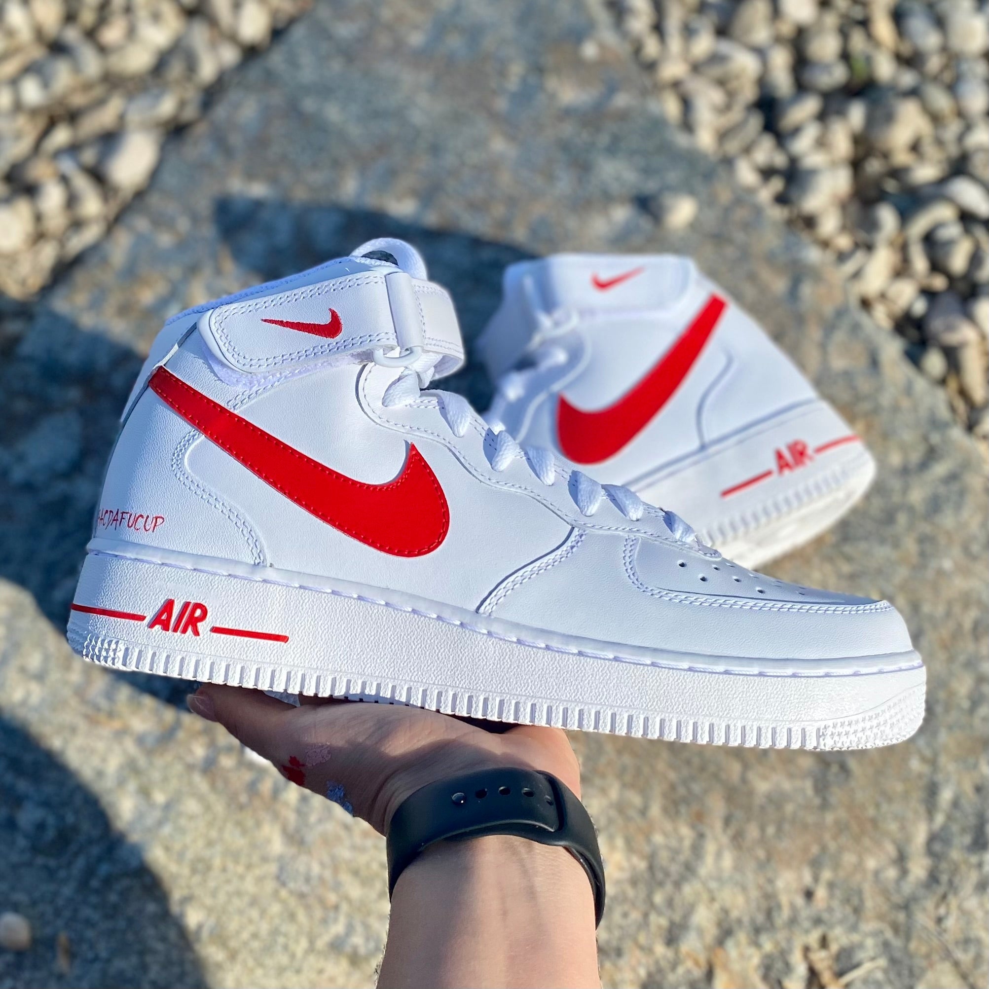 Nike air force red check Clearance