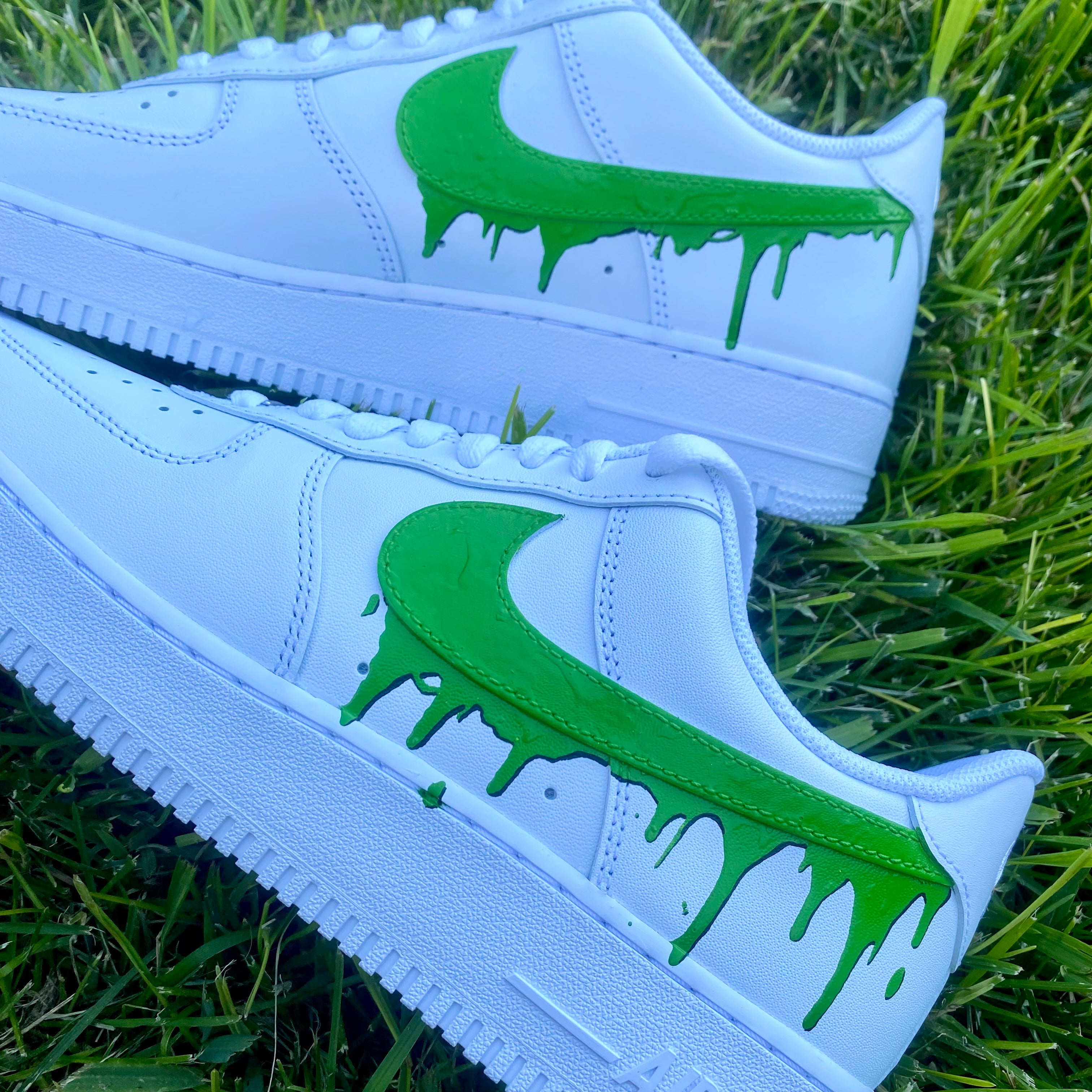 Custom air force 1 slime Clearance