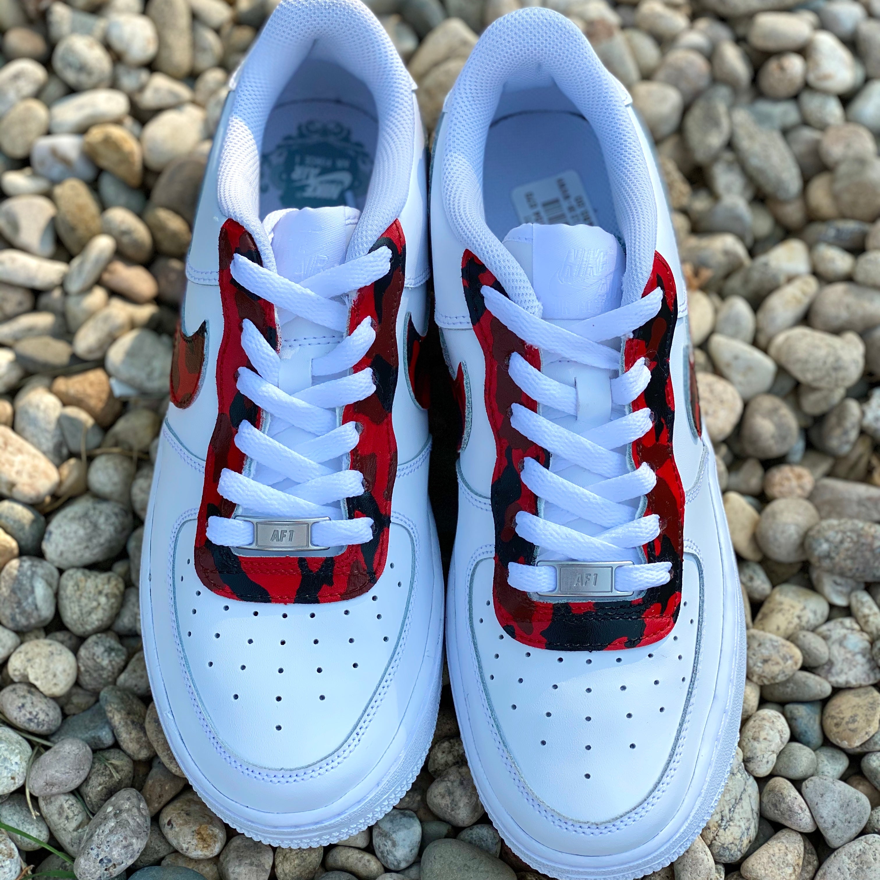 Air Force 1 Custom Sneakers Blood Drip Splatter Red Black White Shoes Af1 Shoes 10.5 Mens (12 Women's)