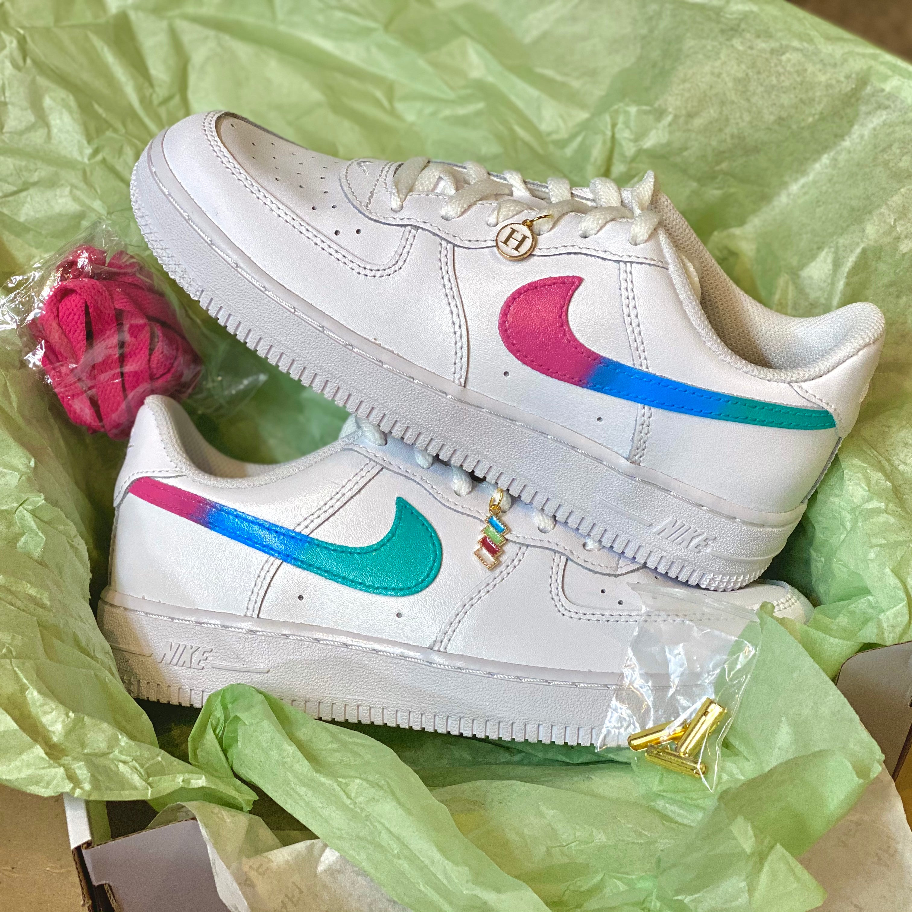 Ombre nike air force 1 high top Clearance