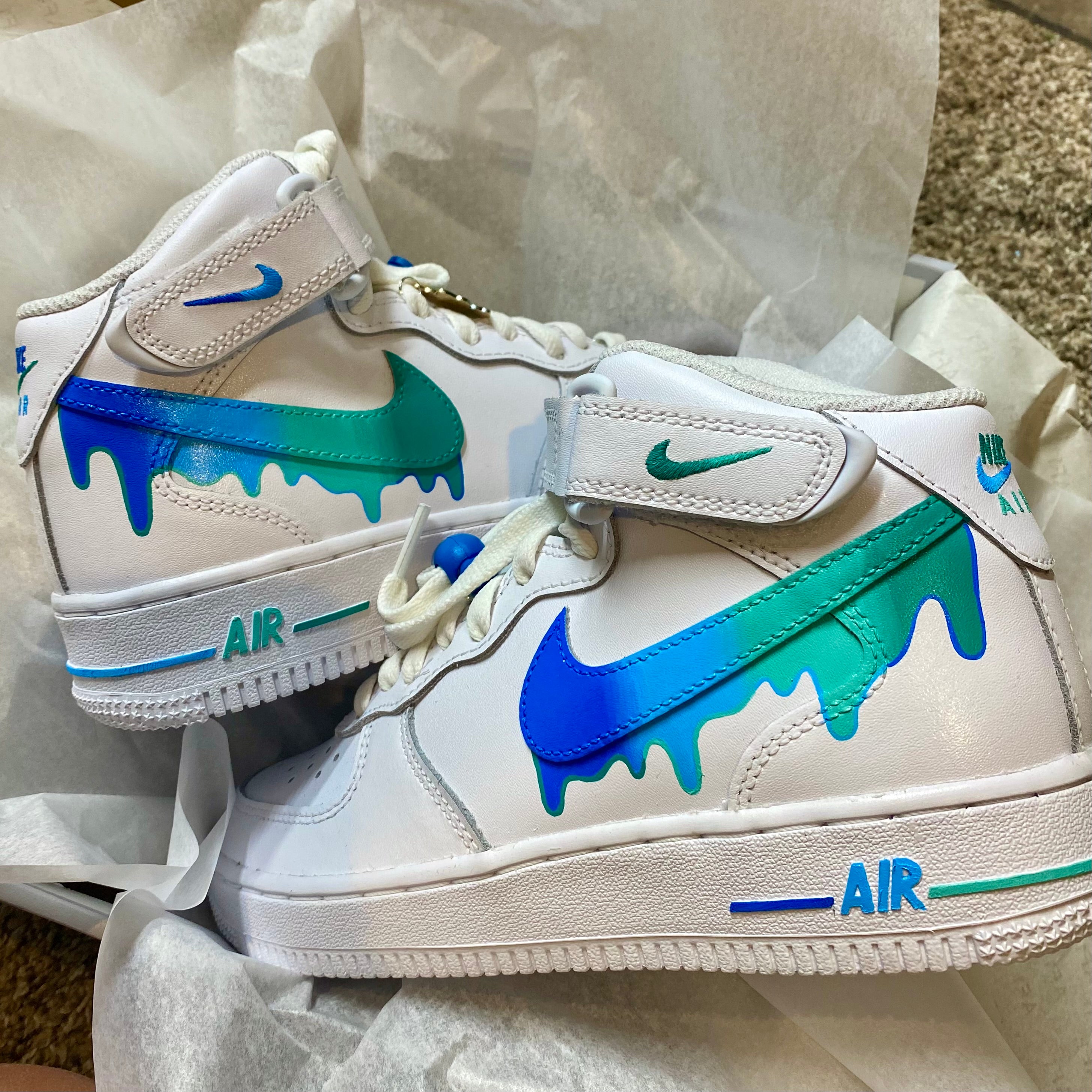 Ombre nike air force 1 high top Clearance