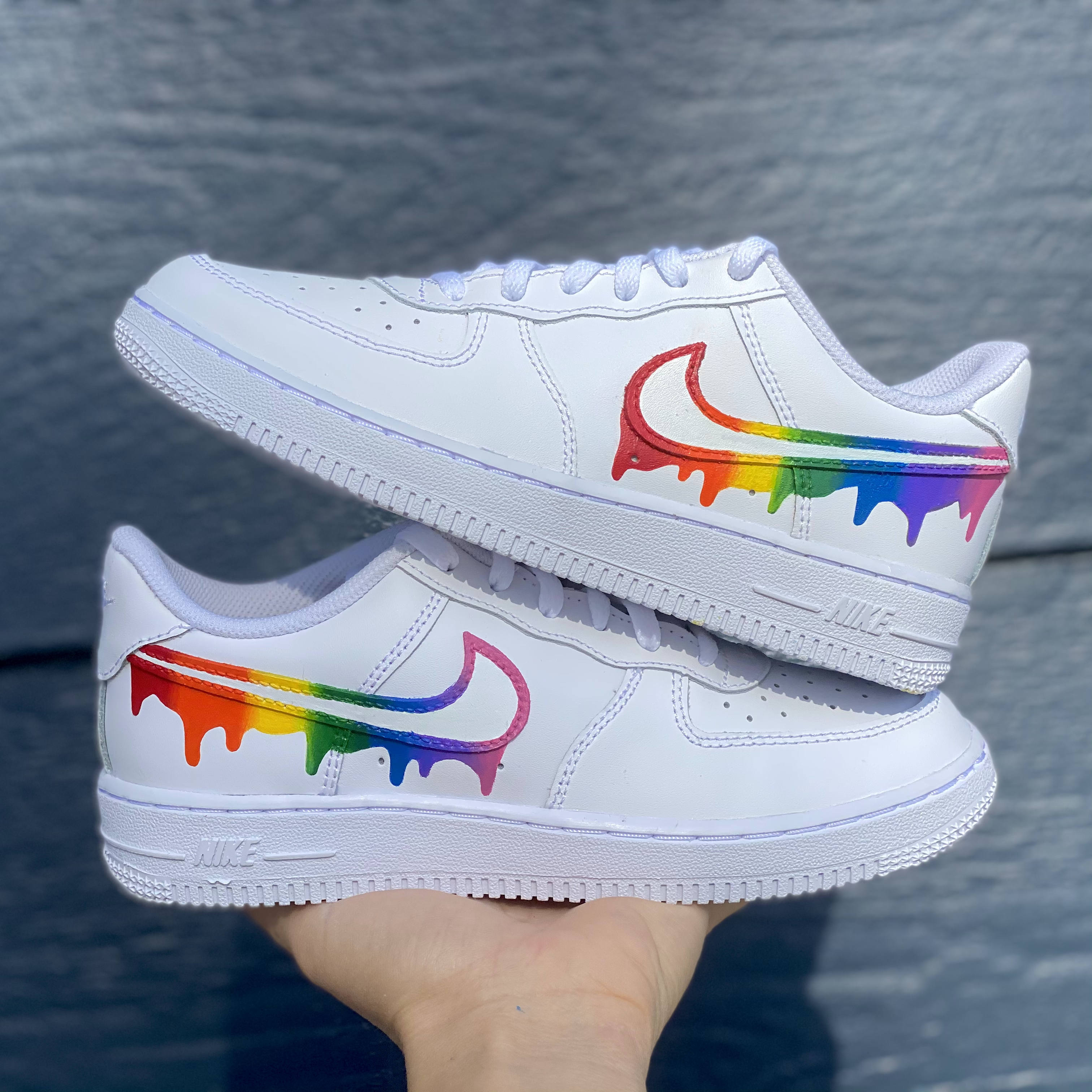 Nike swoosh rainbow Clearance
