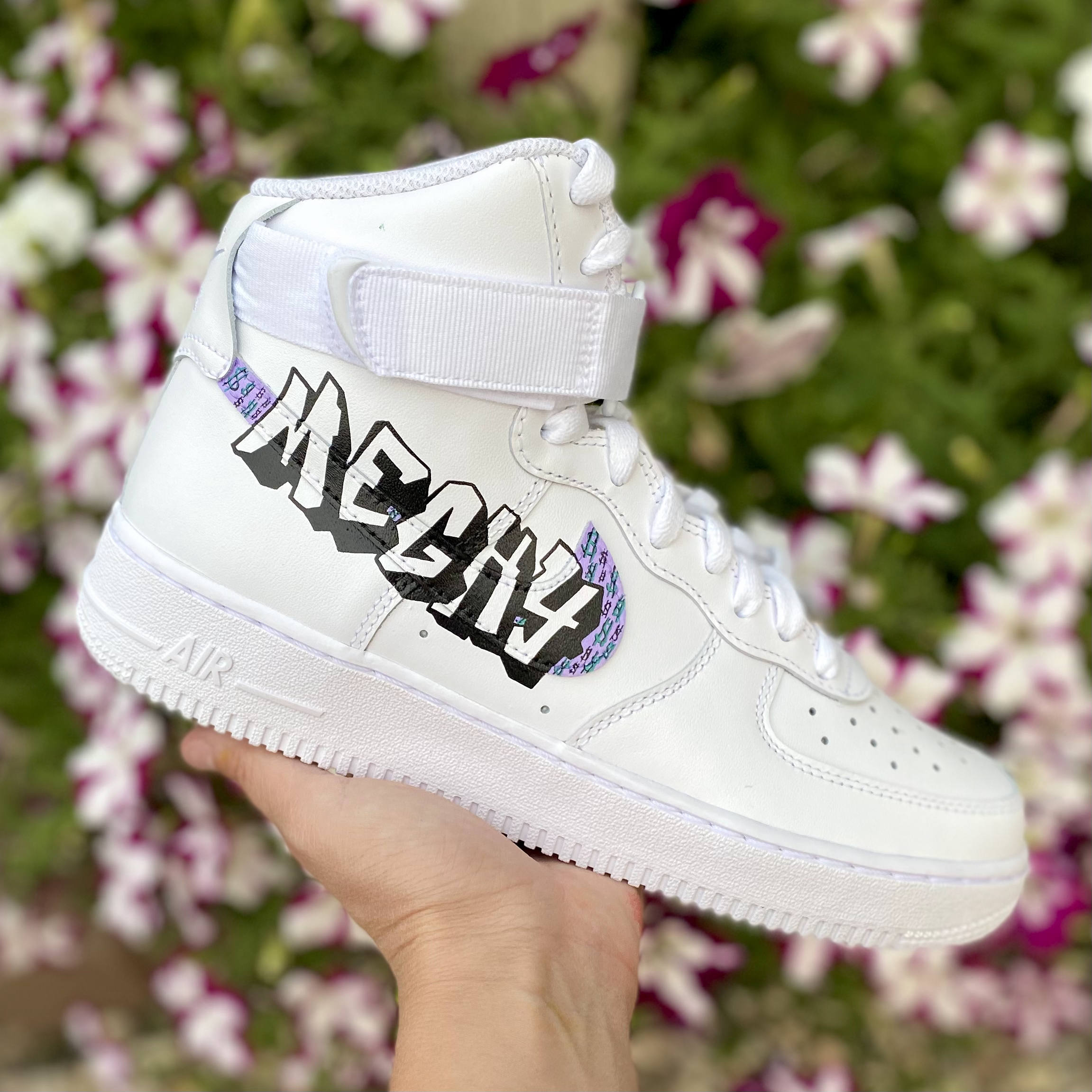 YOUR NAME - Graffiti - Custom Air Force 1 - Hand Painted AF1
